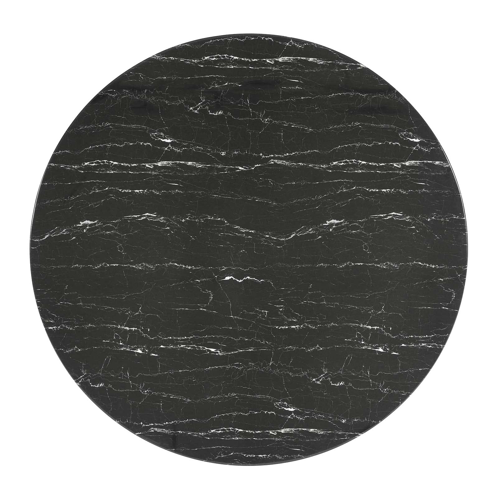 Modway Lippa Dining Table, 54", Black Black